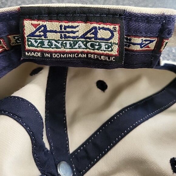 Seniors PGA Championship 2002 Firestone Vintage Ahead Golf Cap Beige OSFM - Picture 6 of 7